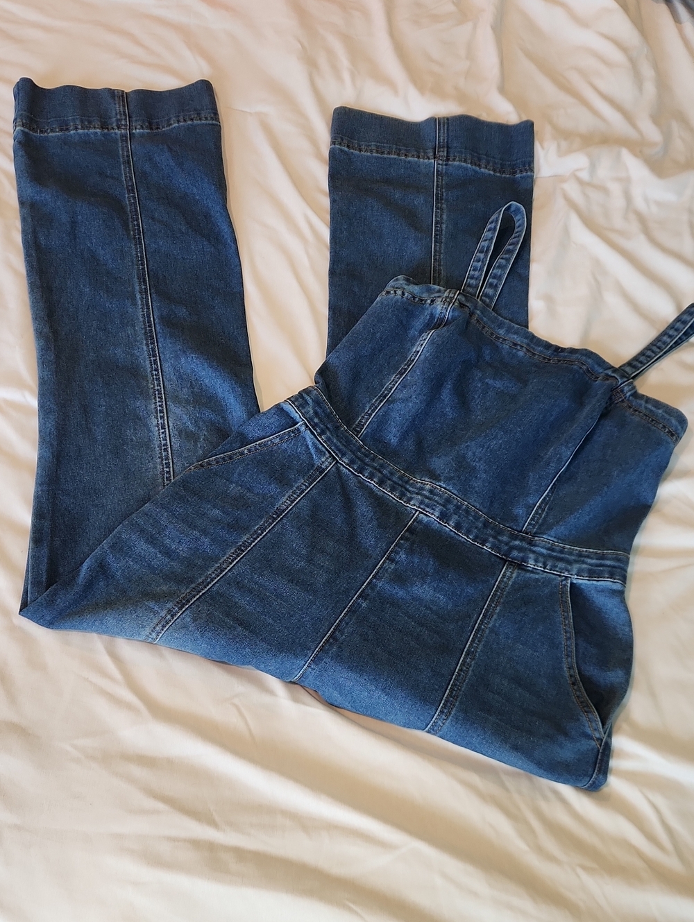 Sincerely Jules Dark Blue Denim Jumpsuit / Overalls